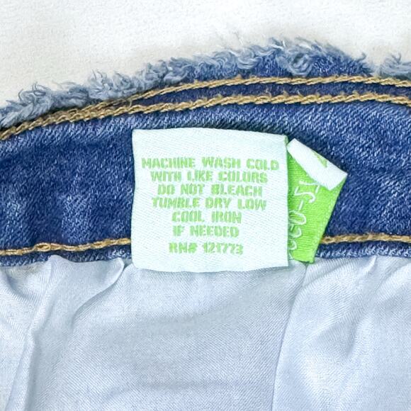 GoGo Jeans Eco Friendly Distressed Flare Jeans - 15/32 - Picture 8 of 10